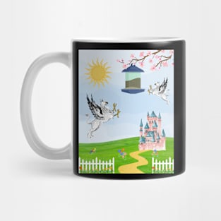 Beautiful spring day, just as the griffon migration begins Mug